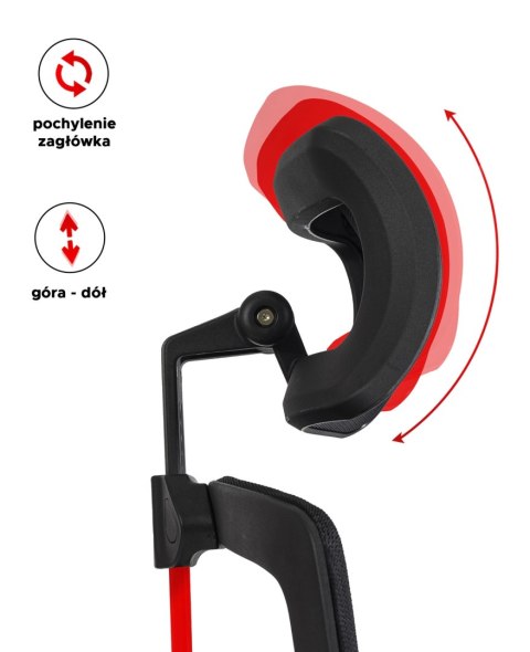 Fotel Biurowy Ergonomiczny Obrotowy BENTO Czarny Nowoczesny