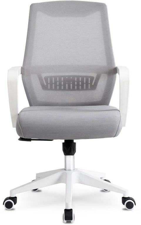 Fotel dla Dziecka Obrotowy Młodzieżowy LEFKAS Szary Nowoczesny