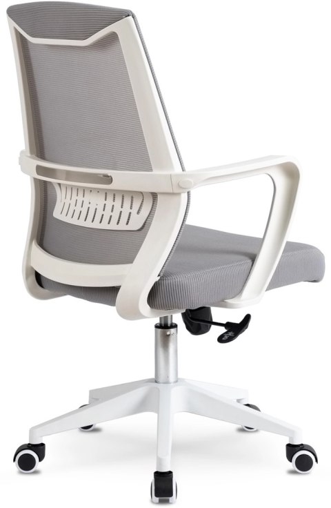 Fotel dla Dziecka Obrotowy Młodzieżowy LEFKAS Szary Nowoczesny