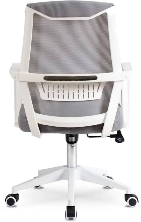 Fotel dla Dziecka Obrotowy Młodzieżowy LEFKAS Szary Nowoczesny