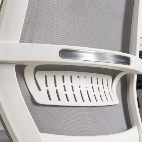 Fotel dla Dziecka Obrotowy Młodzieżowy LEFKAS Szary Nowoczesny