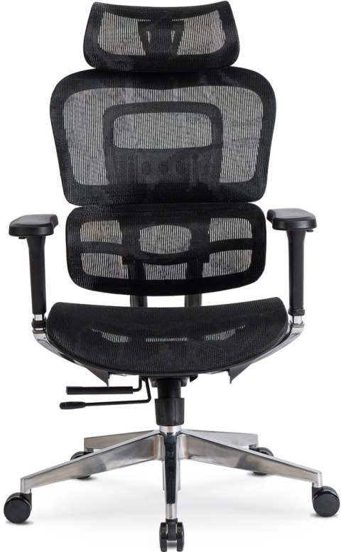 Fotel Biurowy Ergonomiczny Obrotowy NINO Czarny Nowoczesny