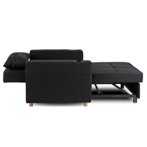 Fotel Rozkładany SOLOR Czarny