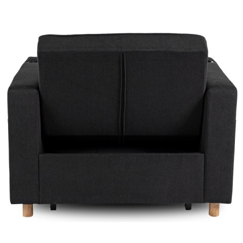 Fotel Rozkładany SOLOR Czarny