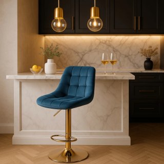 Hoker ARCOS Niebieski Welurowy