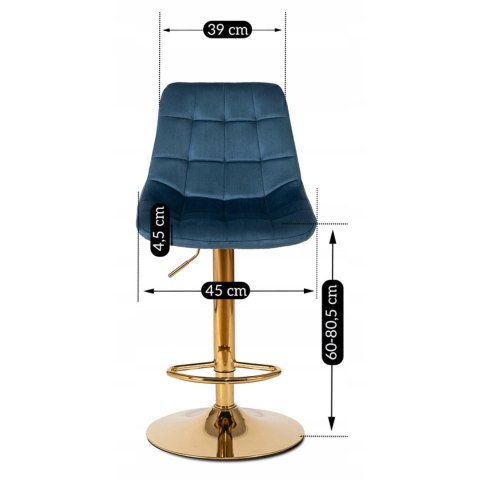 Hoker ARCOS Niebieski Welurowy