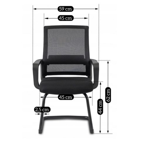 Krzesło TAMMY Czarne