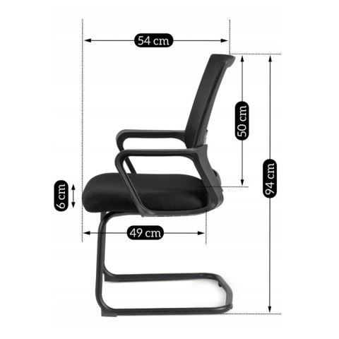 Krzesło TAMMY Czarne