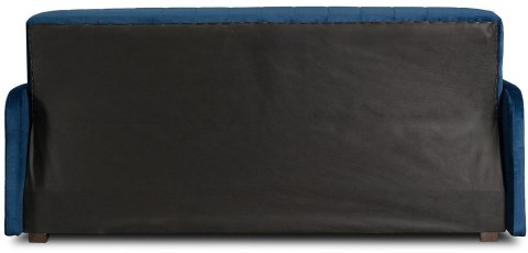 Sofa Rozkładana PORTO Granatowa Welurowa