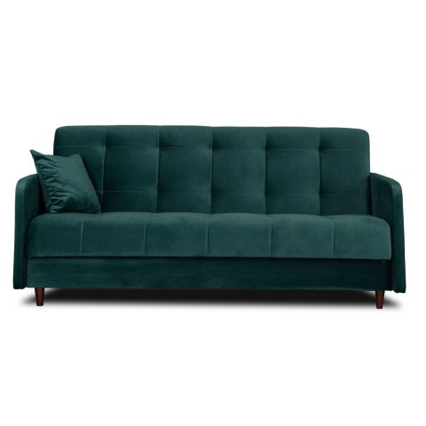 Sofa Rozkładana TIVOLI Zielona Welurowa