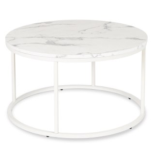 Stolik AGNES MAX Biały Marmur