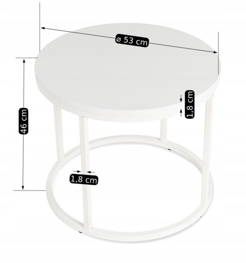 Stolik ALICE Biały