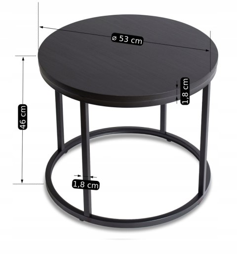 Stolik AMON Czarny