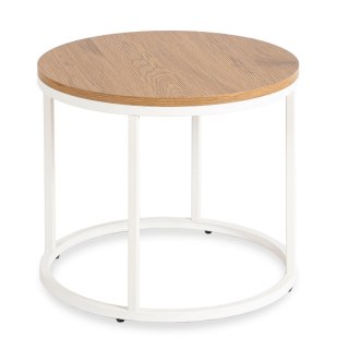 Stolik ANN Dąb/Biały