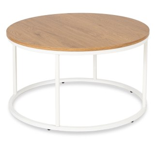 Stolik ANN MAX Dąb/Biały