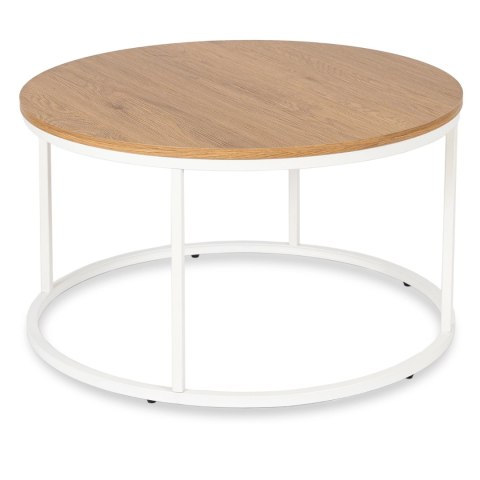 Stolik ANN MAX Dąb/Biały