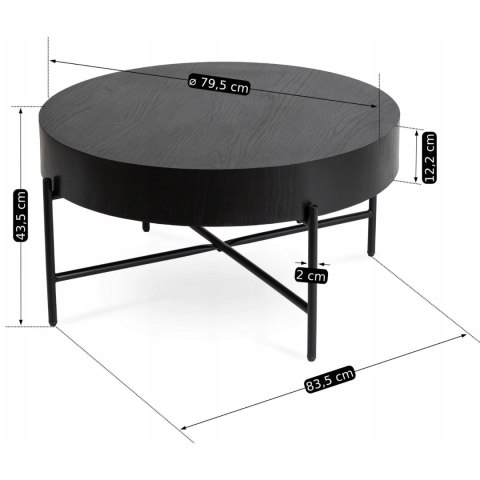 Stolik BELIEF Czarny