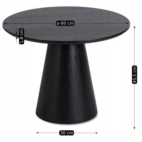 Stolik CASSANDER Czarny