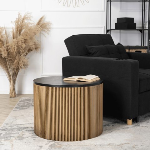 Stolik MIRACLE Czarny/Złoty