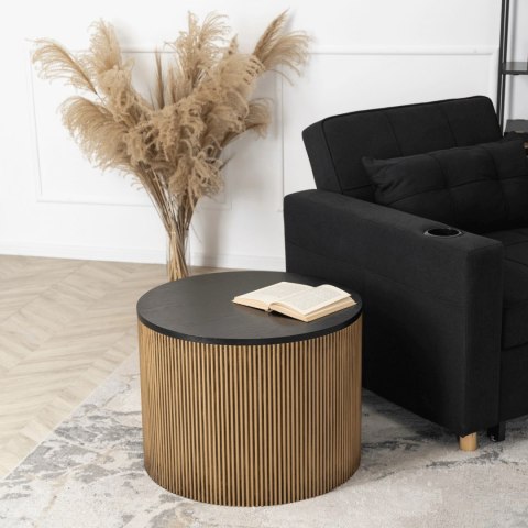 Stolik MIRACLE Czarny/Złoty