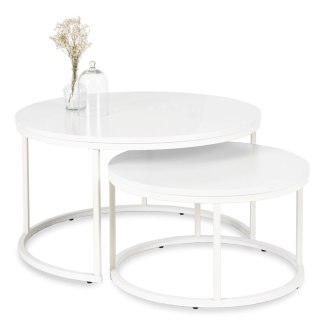 Zestaw Stolików JACK MAX Biały