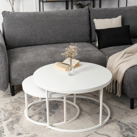 Zestaw Stolików JACK MAX Biały