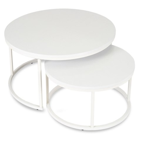 Zestaw Stolików JACK MAX Biały