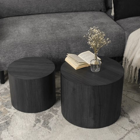 Zestaw Stolików LEILA Czarny