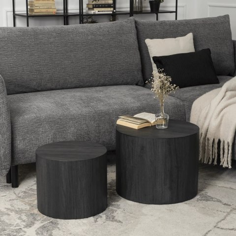 Zestaw Stolików LEILA Czarny