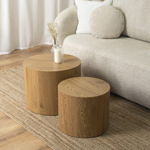 Zestaw Stolików LEILA Dąb Naturalny