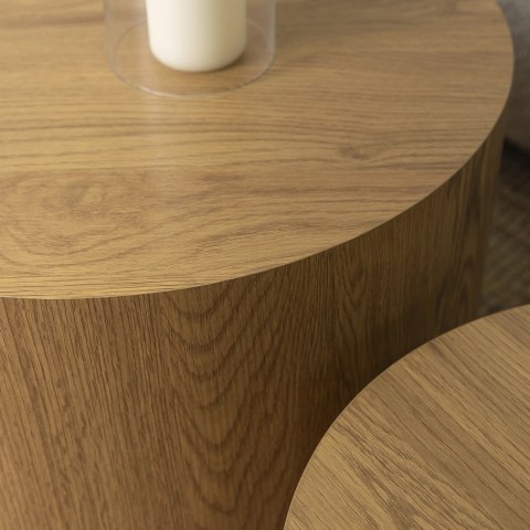 Zestaw Stolików LEILA Dąb Naturalny