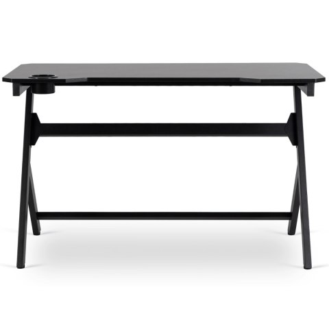Biurko Gamingowe Dla Gracza BLECK 120 cm Czarne Nowoczesne Loft