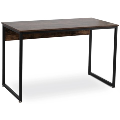 Biurko Loft do Gabinetu ROSS 120x60 cm Dąb Rustykalny/Czarny Nowoczesne Loft