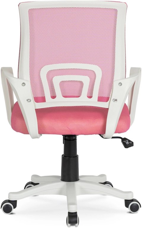 Fotel Młodzieżowy Obrotowy NATE Różowy Nowoczesny