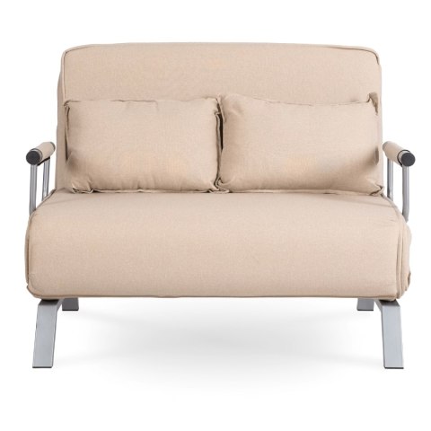 Fotel Rozkładany Dwuosobowy BART 2 Beżowy