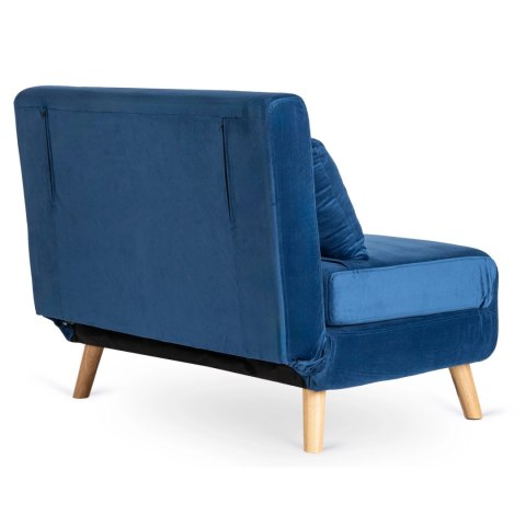 Fotel Rozkładany Dwuosobowy MARRY 2 Granatowy