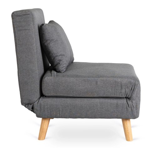 Fotel Rozkładany MARRY Szary