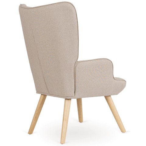 Fotel Wypoczynkowy LOZANO 2 z Podnóżkiem Beżowy