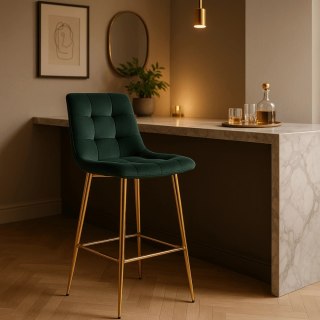 Hoker ARIEL Zielony Welurowy