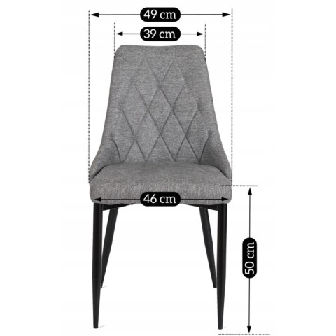 Krzesło CORK 2 Szare