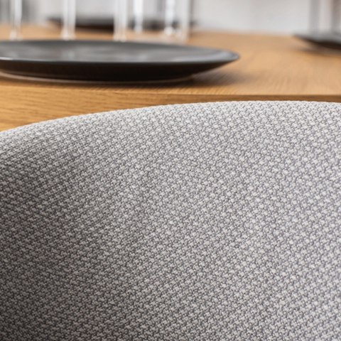 Krzesło GARY 2 Szare/Dąb Złoty