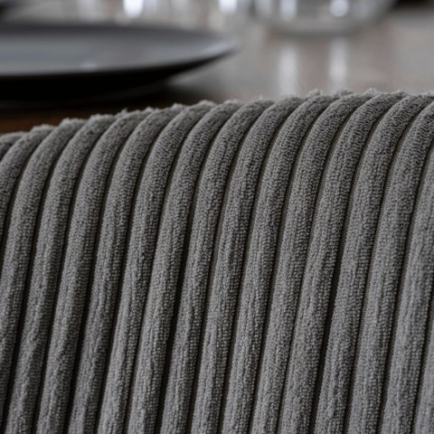 Krzesło TAYLOR Szare Sztruksowe