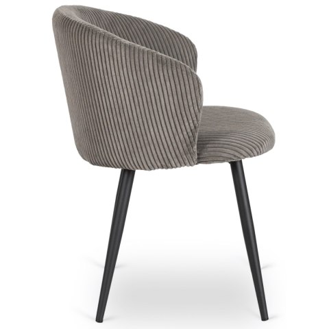 Krzesło TAYLOR Szare Sztruksowe