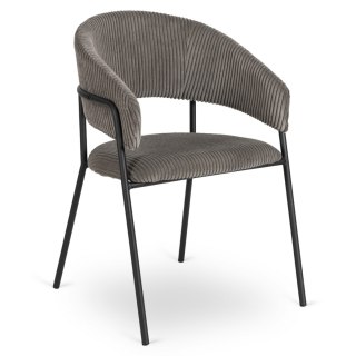 Krzesło TINKA Szare Sztruksowe