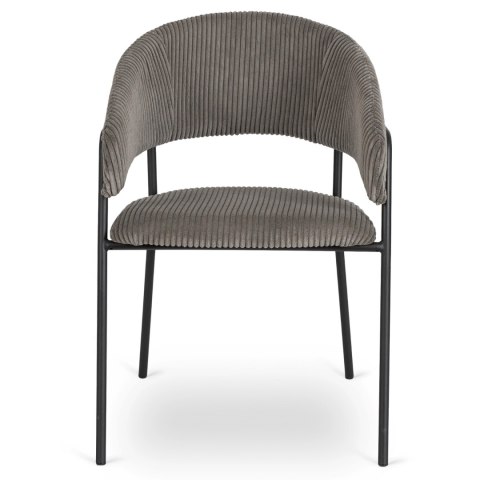 Krzesło TINKA Szare Sztruksowe