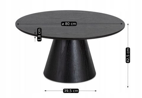 Stolik CASSANDER MAX Czarny