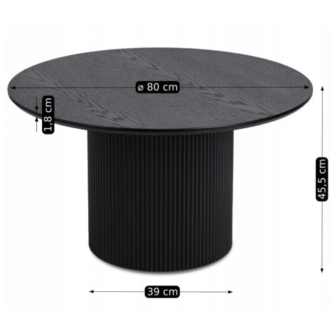 Stolik EURIS MAX Czarny