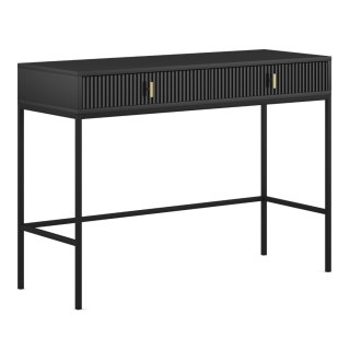 Toaletka MARCOS Czarna Ryflowana