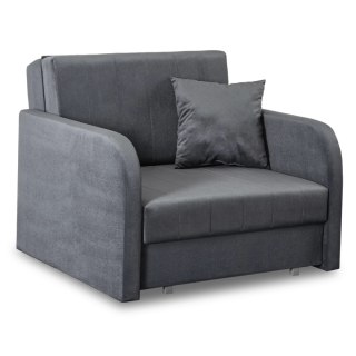 Fotel Do Spania Jednoosobowy VERO Szary