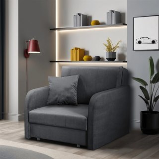 Fotel Do Spania Jednoosobowy VERO Szary